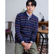 ゴールデンベア(GOLDENBEAR)のボーダーポロシャツ