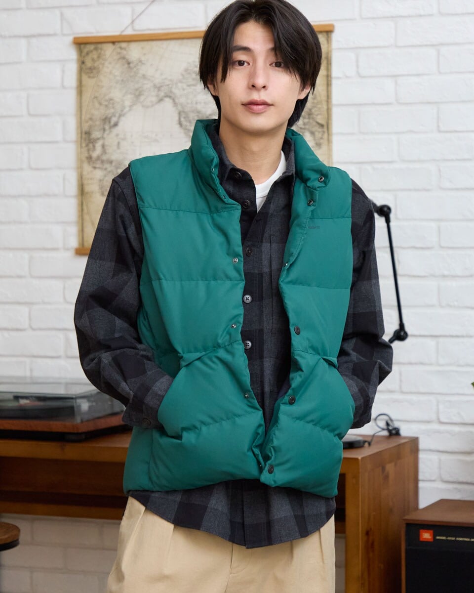DANTON／ダントン】インナーダウンベスト JD－8753