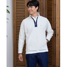 ハーフZIPスウェット