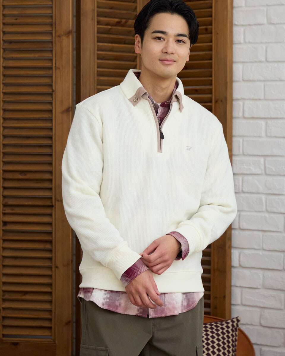 ハーフZIPスウェット | ゴールデンベア(GOLDENBEAR) | マルイウェブ