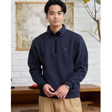 ハーフZIPスウェット