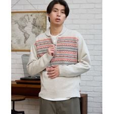 ハーフZIPスウェット