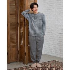 ゴールデンベア(GOLDENBEAR)のボーダー起毛パジャマ