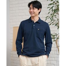 GB長袖ポロシャツ　[制菌加工・吸水速乾]