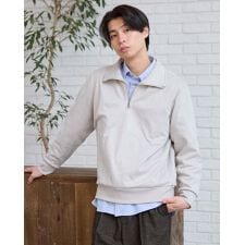 ハーフZIPスウェット