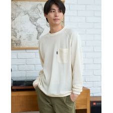 クルーネック長袖Tシャツ