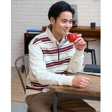 ハーフZIPスウェット