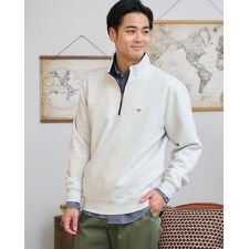 ハーフZIPスウェット