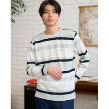 【大きいサイズ】ボーダー長袖Ｔシャツ