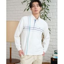 【大きいサイズ】長袖チェックポロシャツ