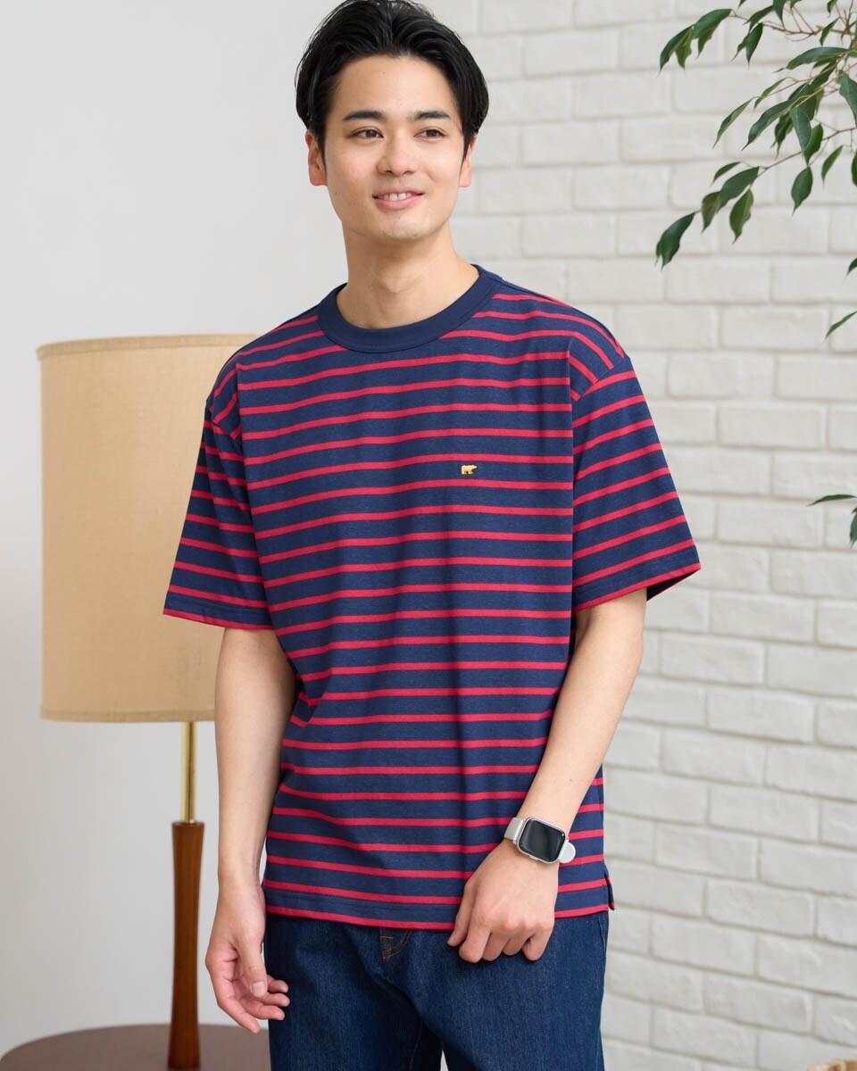 ボーダーTシャツ [接触冷感・吸水速乾] | ゴールデンベア(GOLDENBEAR
