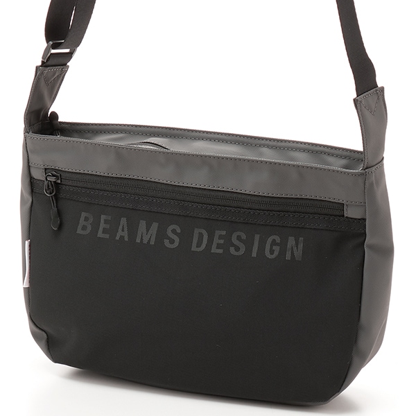 BEAMSビームスショルダーバックメッセンジャー黒ブラックメッシュY2Kテック系 BEAMSビームスショルダーバックメッセンジャー黒ブラック