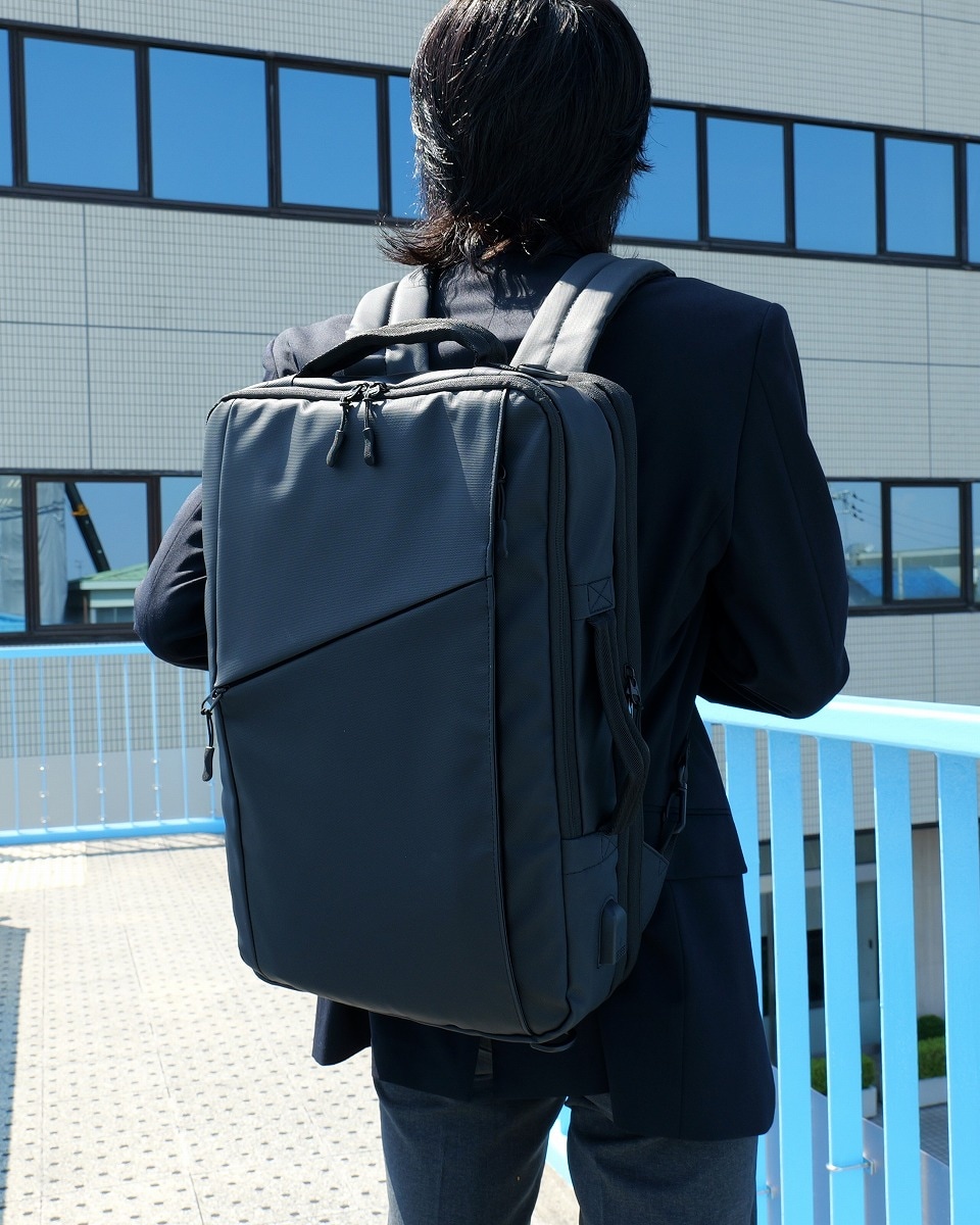 TransitGate 3WAY 多機能 ビジネスリュックサック ブラック TGR24078 【北海道・沖縄・離島配送不可】 TransitGate 3WAY 多機能 ビジネスリュックサック | トランジット