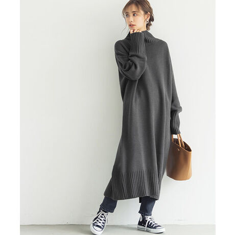 バックスリット ニットワンピース 全2色 コカ Coca ファッション通販 マルイウェブチャネル Ca000 408 53 01