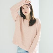 コカ(coca)の【新色登場】ふあふあヤク風Vネックプルオーバーニット 全10色