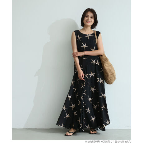 前後2way ヒトデ柄 ワンピース コカ Coca 26 13 ファッション通販 マルイウェブチャネル