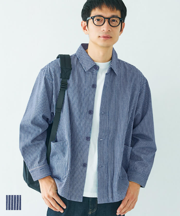 メンズ】ストライプ カバーオール | コカ(coca) | マルイウェブチャネル