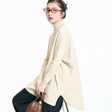 コカ(coca)の【新色登場】タートルニットチュニック 全4色