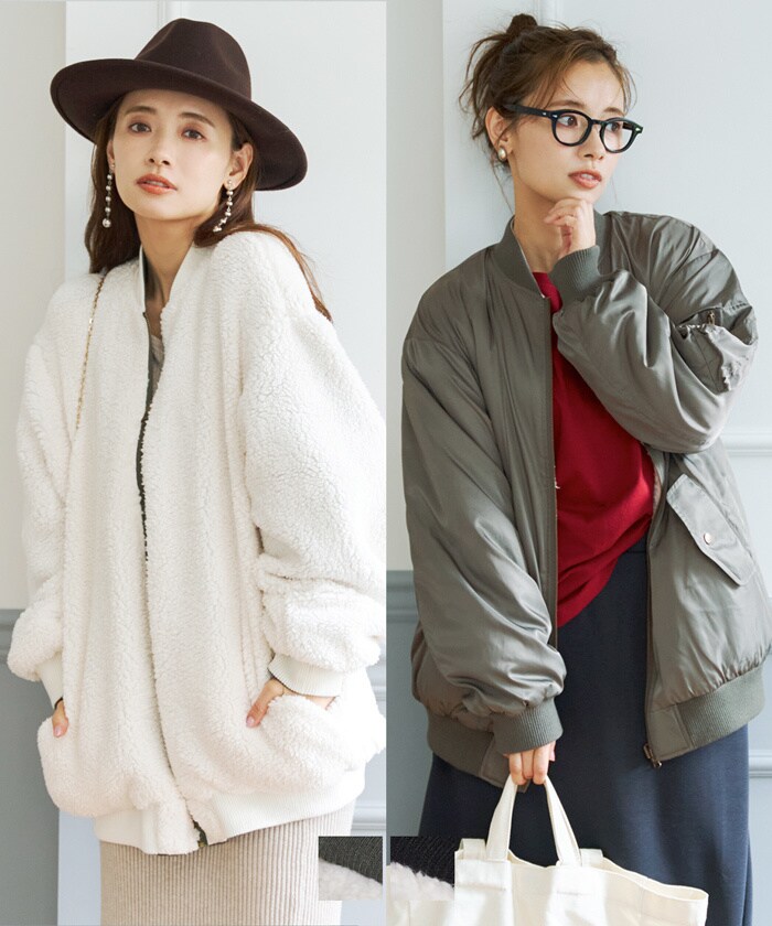 リバーシブル ボアブルゾン 全2色 | コカ(coca) | マルイウェブチャネル