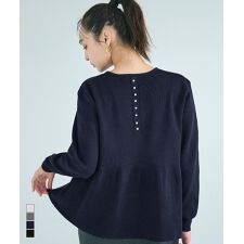 コカ(coca)の【新色登場】バックパールフレアニット 全4色