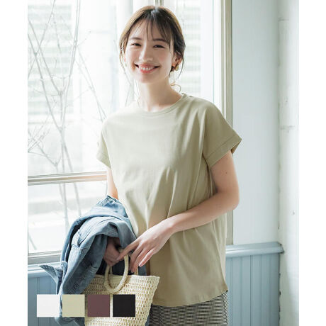 フレンチスリーブ Tシャツ 全4色 | コカ(coca) | マルイウェブチャネル 