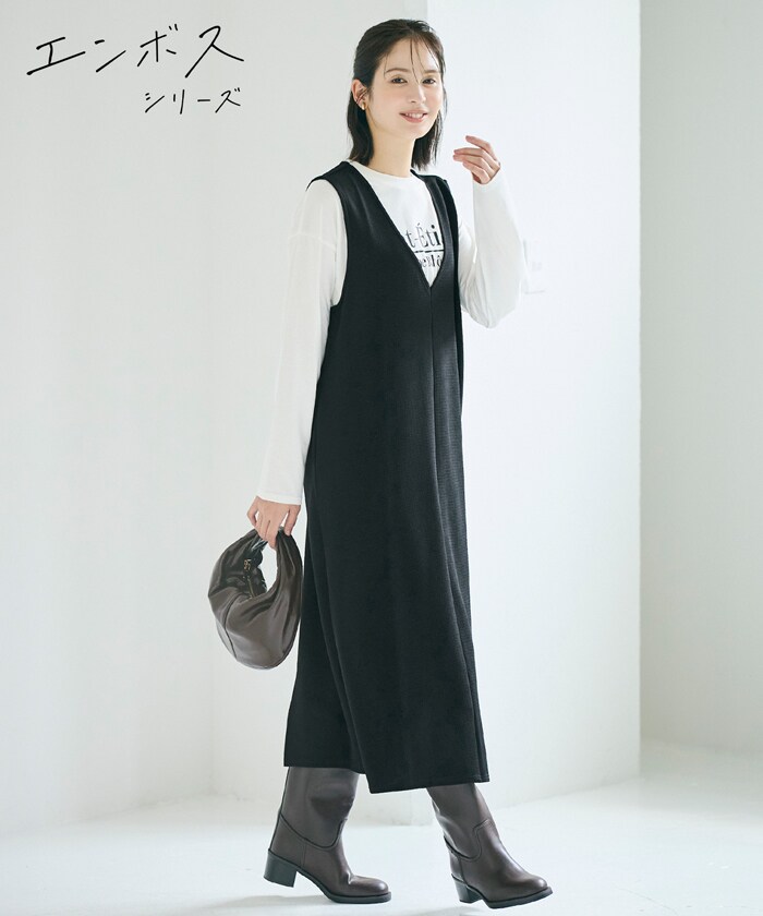 La Pafait ギンガムチェックワンピース　黒 La Pafait ギンガムチェックワンピース 黒