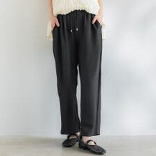 コカ(coca)の【吸水速乾】シボサテンライクイージーパンツ 全5色