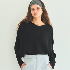 ドルマンスリーブVネックニット 全6色