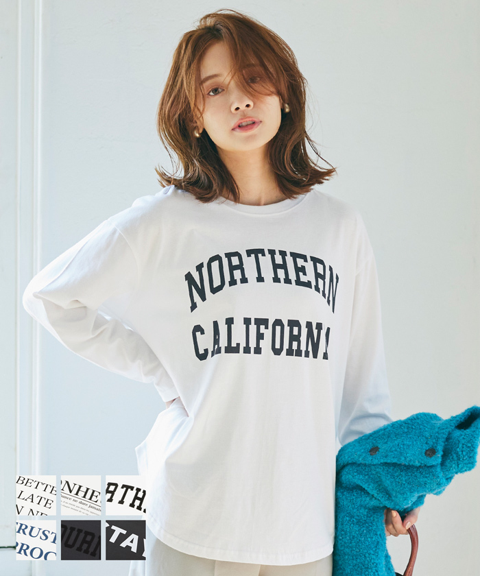 テールカット ロゴ ロングTシャツ 全6種 | コカ(coca) | 26-230514001