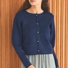 コカ(coca)の【新色登場】金ボタン ニット カーディガン 全5色