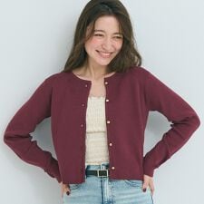 コカ(coca)の【新色登場】金ボタン ニット カーディガン 全5色