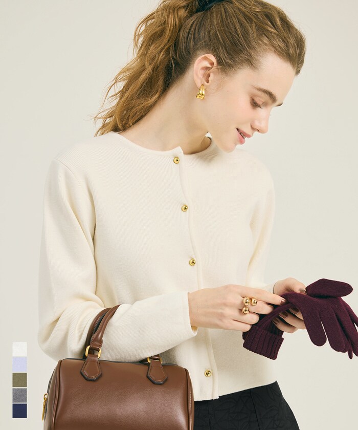 新色登場】金ボタン ニット カーディガン 全7色 | コカ(coca) | マルイ