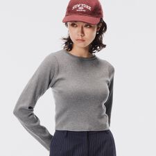 コカ(coca)のクロップドニットトップス 全6色