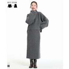 コカ(coca)の【セットアップ】 ニット ワンピース全2色