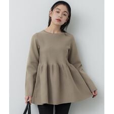 【限定値下げ】スポンディッシュニットフレアトップス | コカ