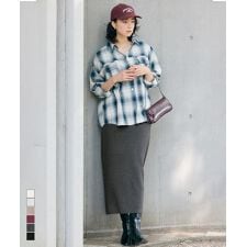 コカ(coca)のミラノリブナロースカート 全6色