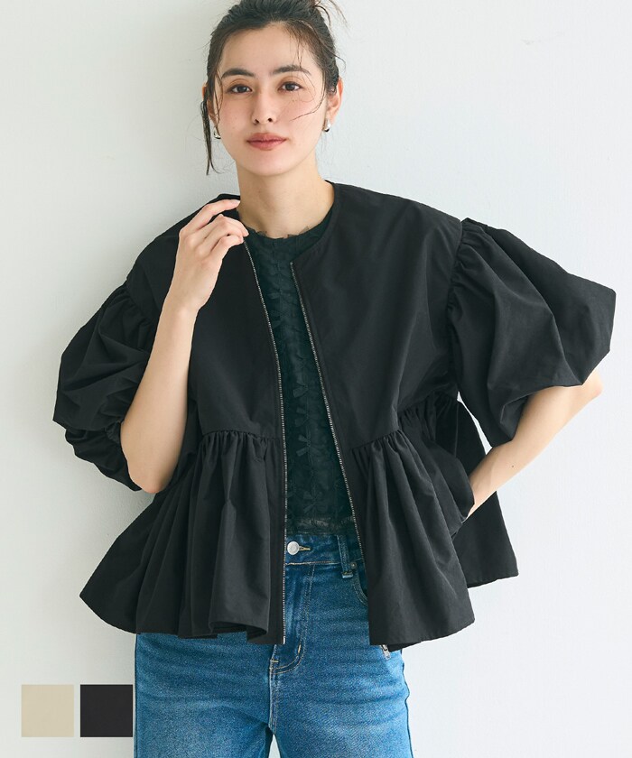 ウーリッシュツイルノーカラージャケット | ジャーナル