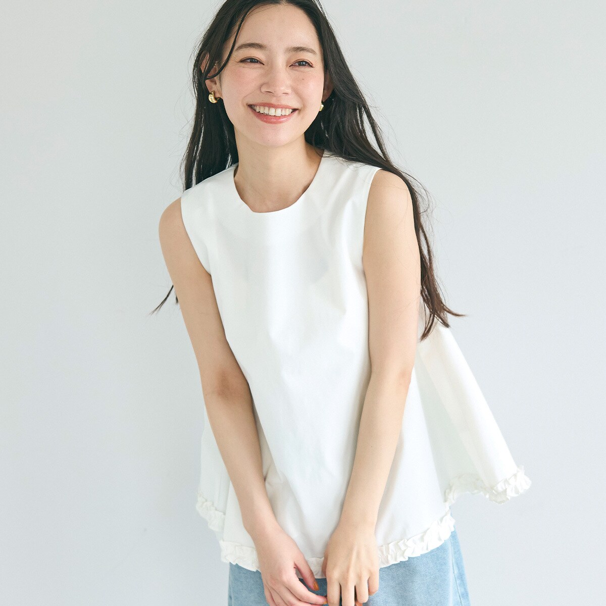 ホイップフリルAラインブラウス 全3色 | コカ(coca) | マルイウェブ