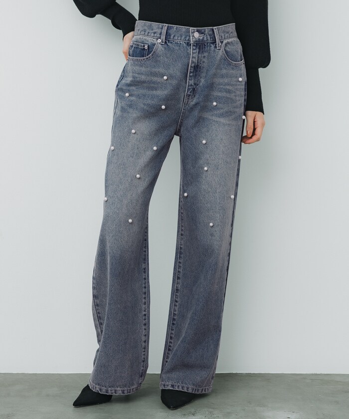 洗える】ストレート デニムパンツ | 自由区(JIYU-KU) | マルイ