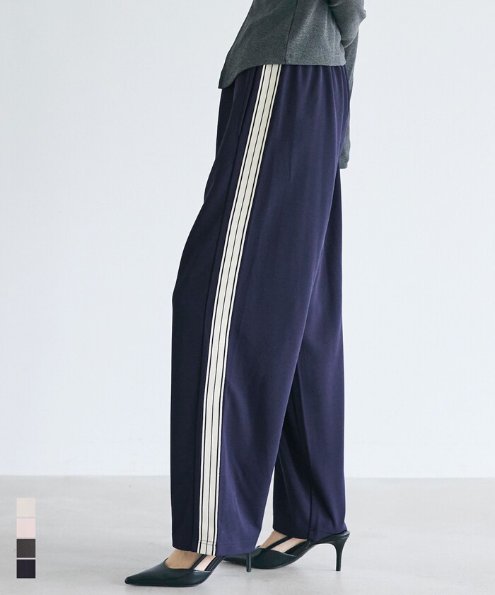 新色登場／ カットジョーゼットサイドラインパンツ 全4色 | コカ(coca