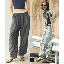 コカ(coca)のパラシュートパンツ ナイロン 全5色