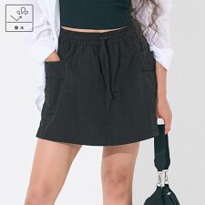 【撥水】ショートパンツ ナイロン キュロット 全4色