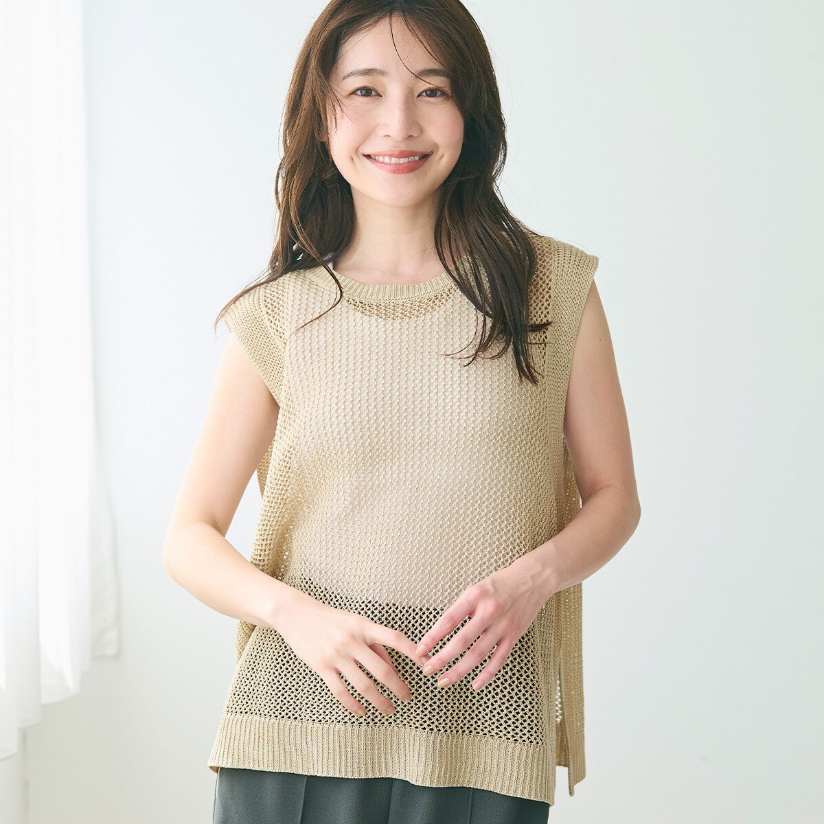 MISCH MASCH ベスト ジレ 2025春夏新作 金釦アソートジレ
