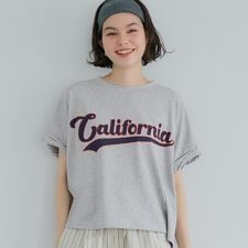 コカ(coca)のレギュラーウェイトロールアップロゴTシャツ 全4色