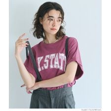 コカ(coca)のレギュラーウェイトロールアップロゴTシャツ 全4色