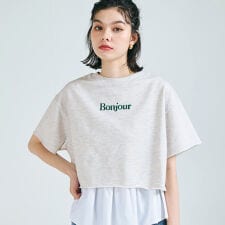 カットソー スウェット ロゴ 全2色