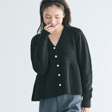 コカ(coca)のラメニット カーディガン 全4色