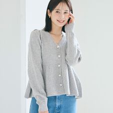 コカ(coca)のラメニット カーディガン 全4色