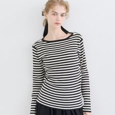 コカ(coca)のアンゴラタッチボートネックニット 全5色