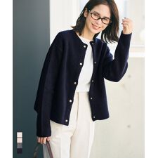 コカ(coca)のダブルフェイスニットカーディガン 全4色
